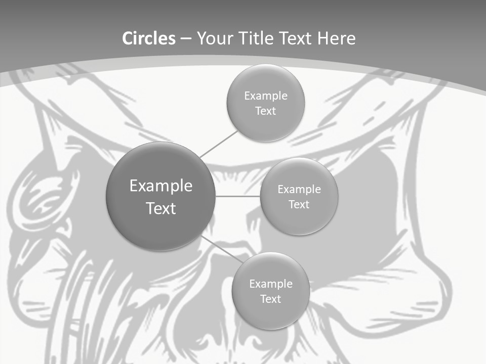 Corpse Illustration Rings PowerPoint Template