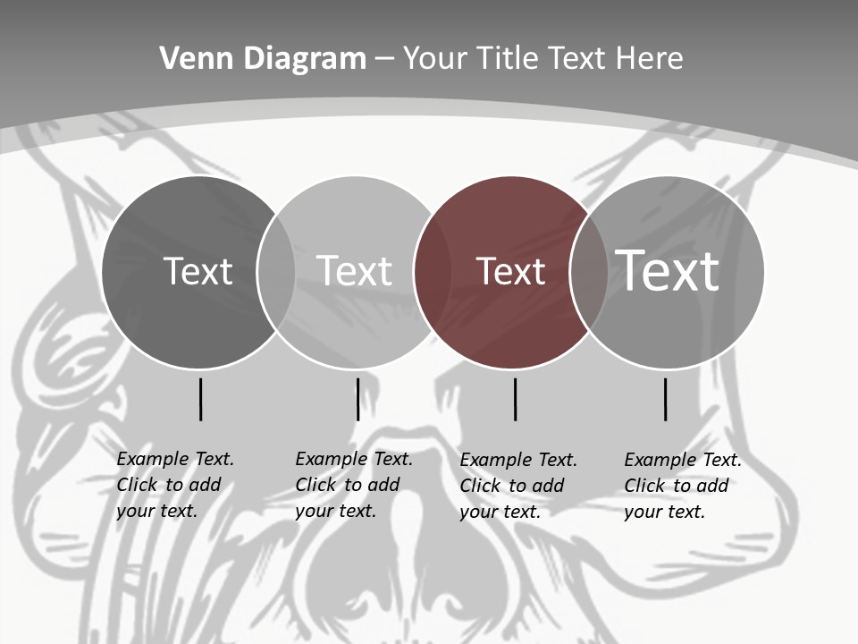 Corpse Illustration Rings PowerPoint Template