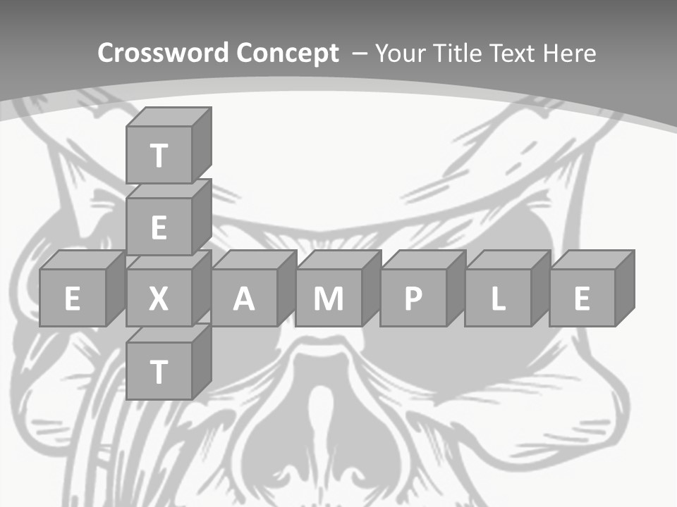 Corpse Illustration Rings PowerPoint Template