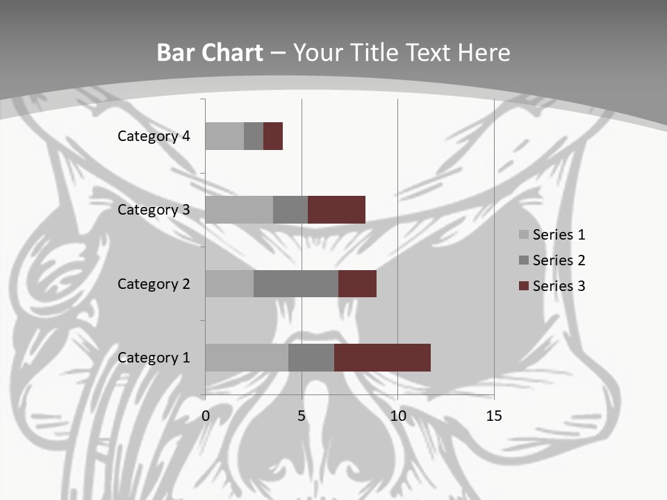 Corpse Illustration Rings PowerPoint Template