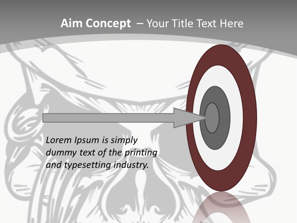 Corpse Illustration Rings PowerPoint Template