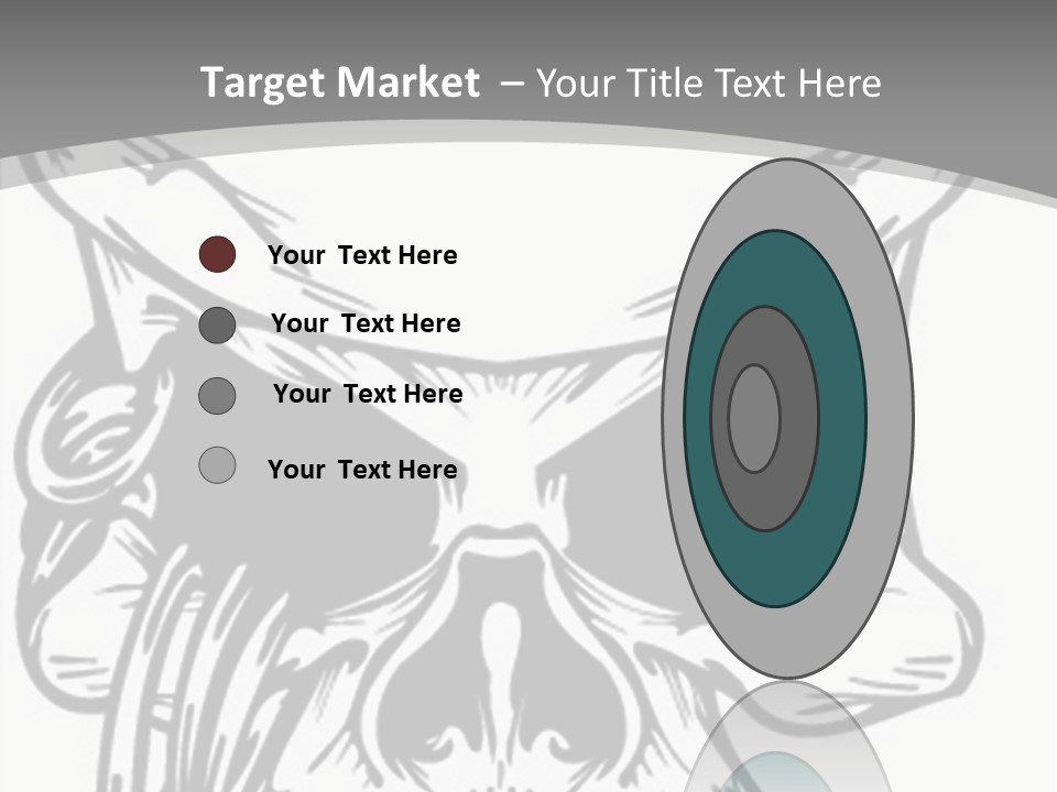 Corpse Illustration Rings PowerPoint Template