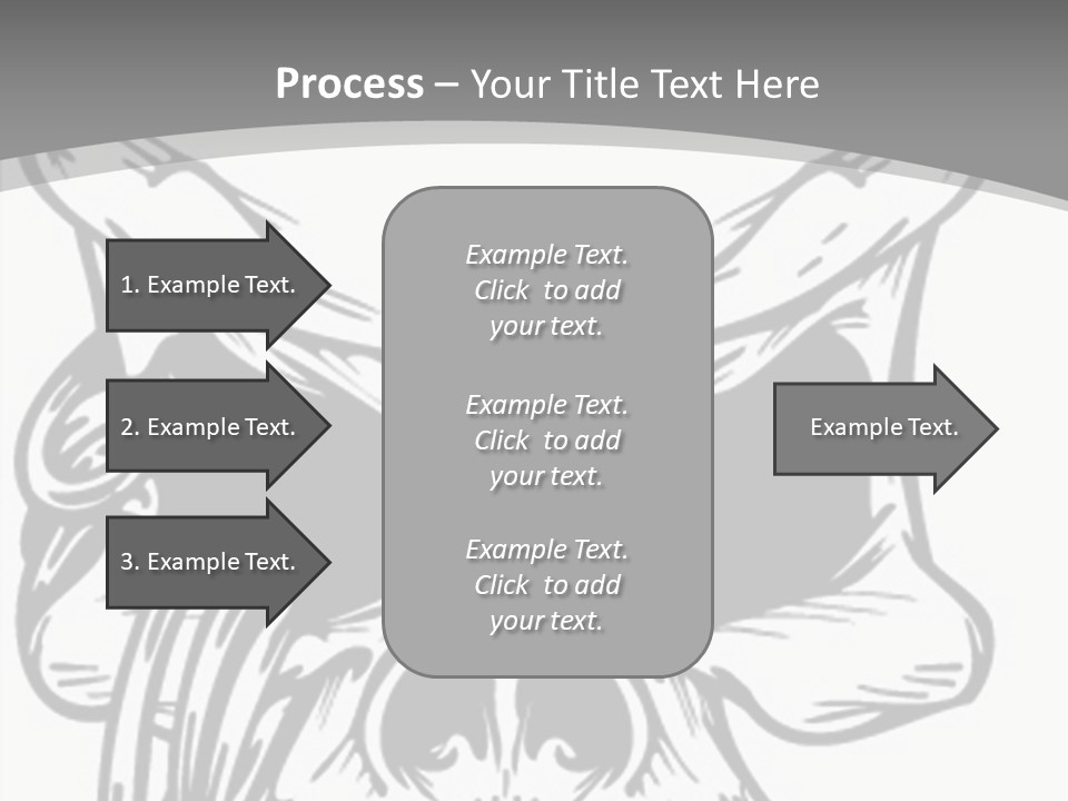 Corpse Illustration Rings PowerPoint Template