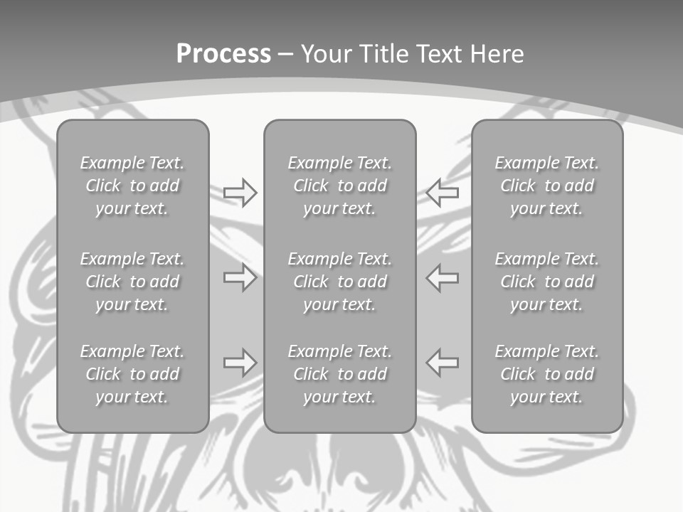 Corpse Illustration Rings PowerPoint Template