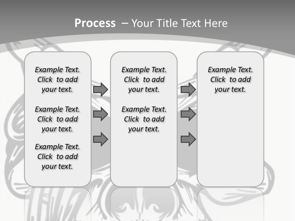 Corpse Illustration Rings PowerPoint Template