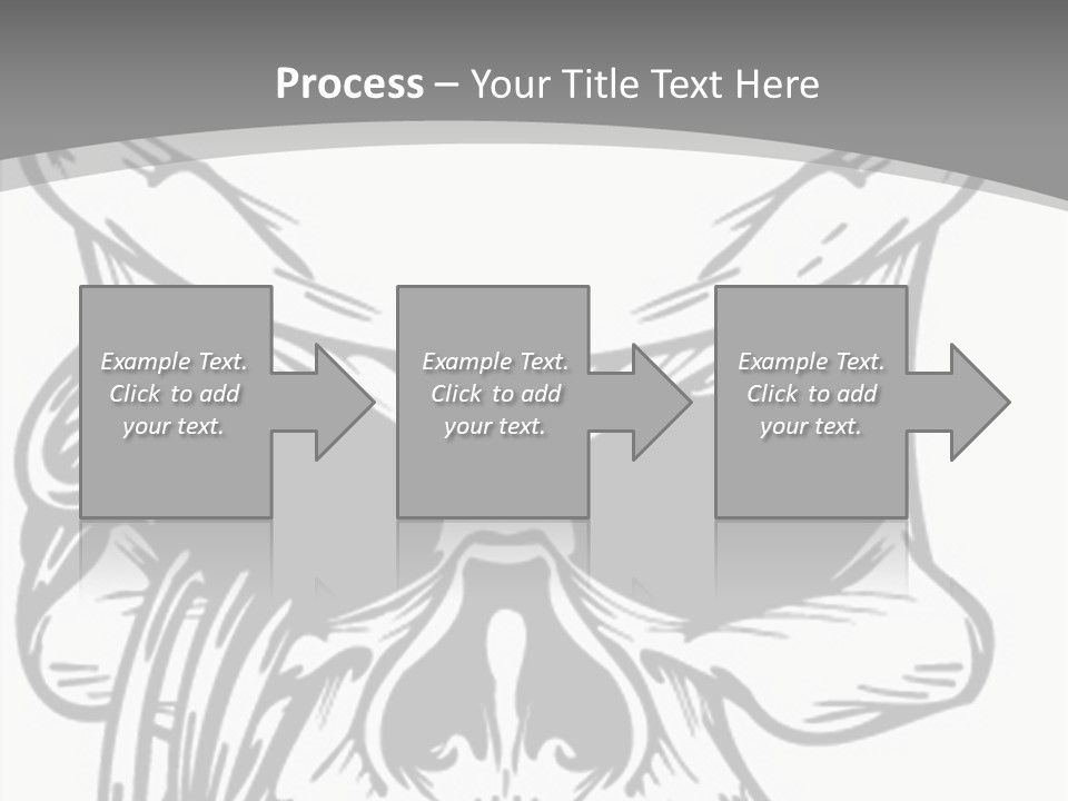 Corpse Illustration Rings PowerPoint Template