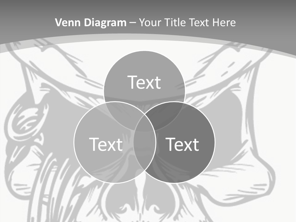 Corpse Illustration Rings PowerPoint Template