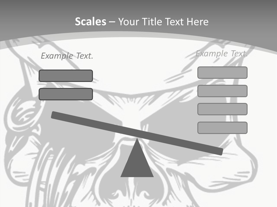 Corpse Illustration Rings PowerPoint Template