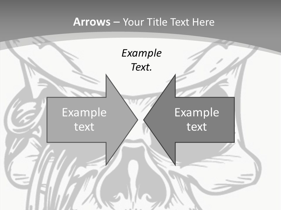 Corpse Illustration Rings PowerPoint Template