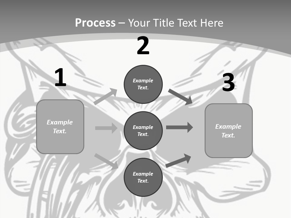 Corpse Illustration Rings PowerPoint Template