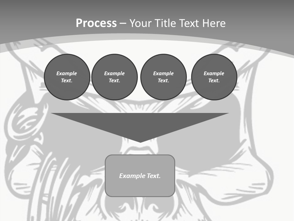 Corpse Illustration Rings PowerPoint Template