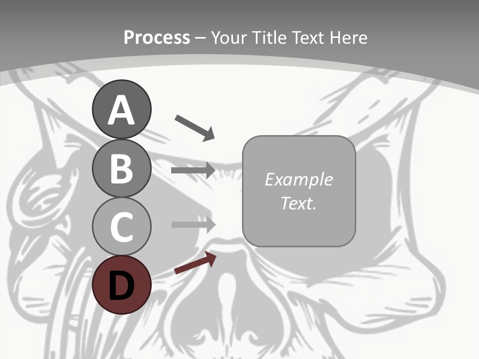 Corpse Illustration Rings PowerPoint Template