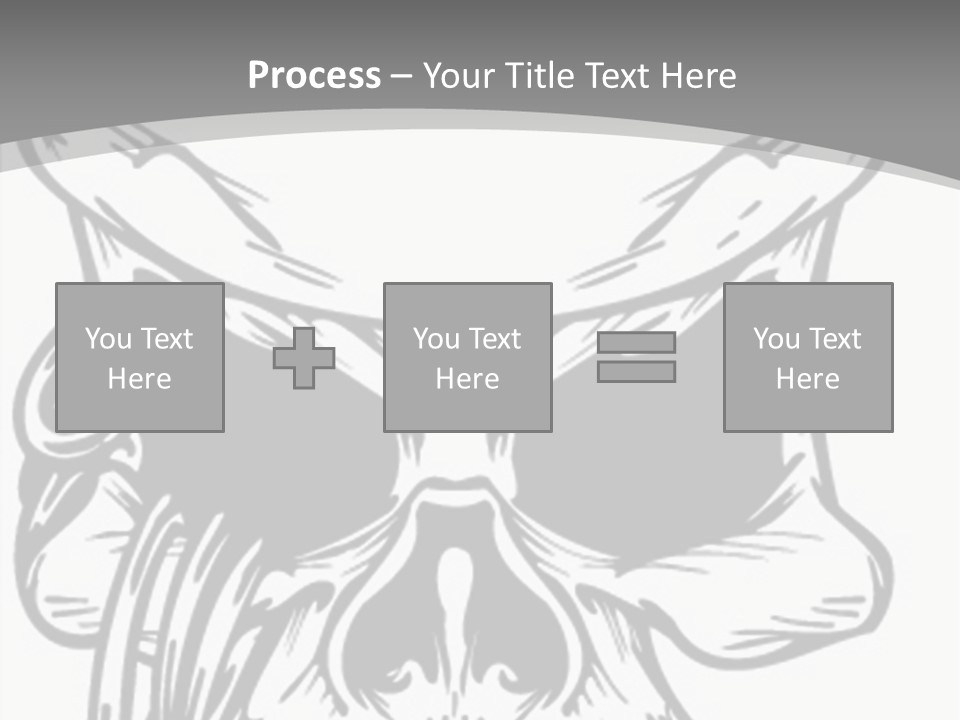 Corpse Illustration Rings PowerPoint Template