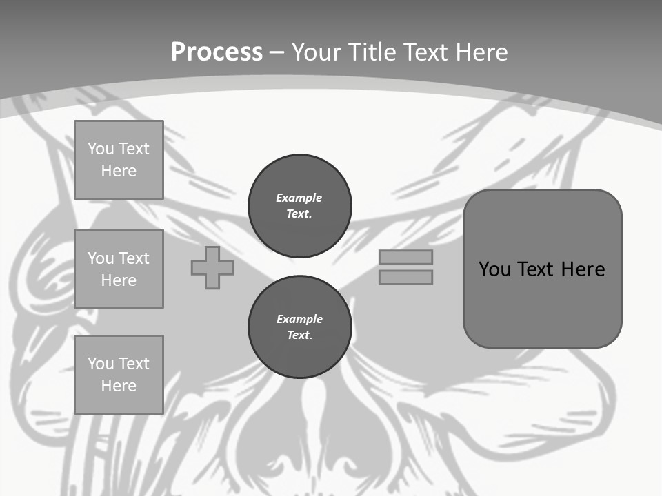 Corpse Illustration Rings PowerPoint Template