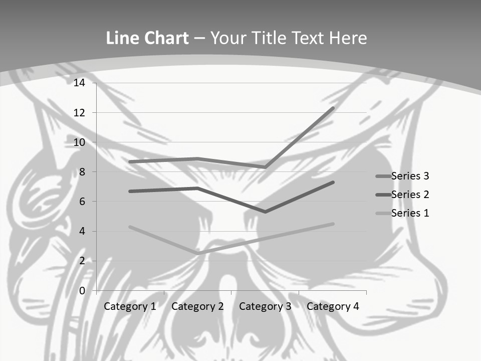 Corpse Illustration Rings PowerPoint Template