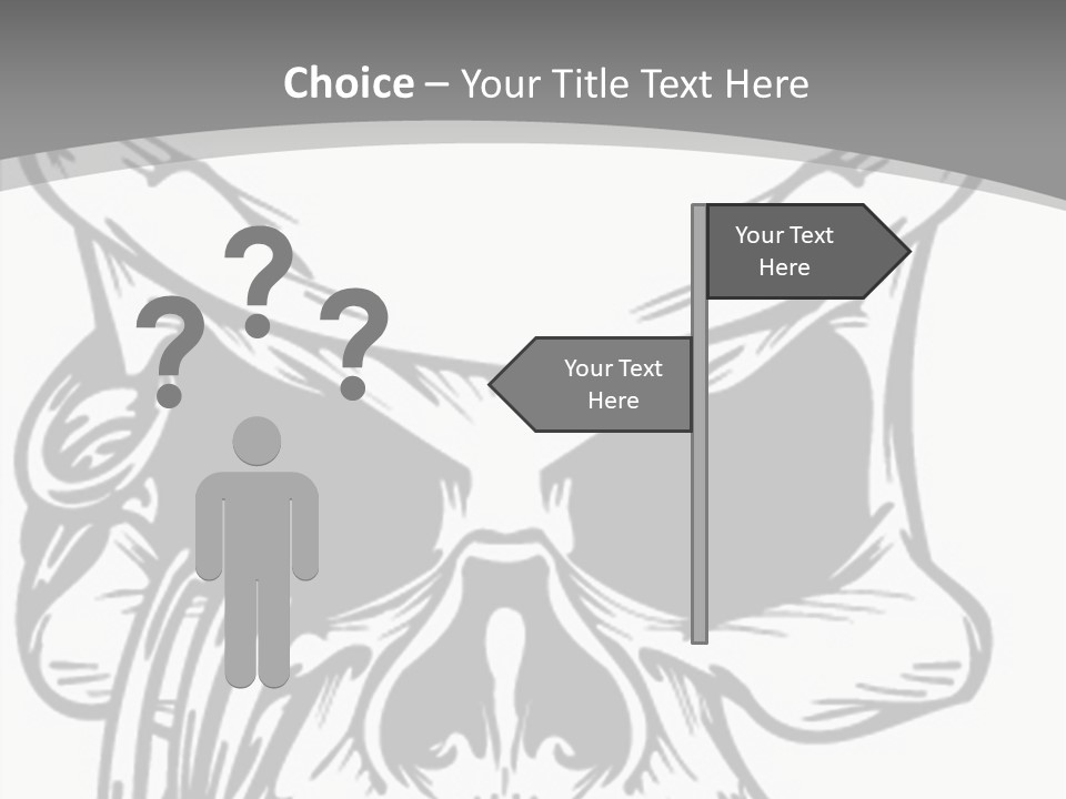 Corpse Illustration Rings PowerPoint Template