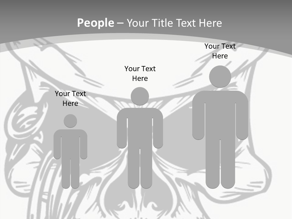 Corpse Illustration Rings PowerPoint Template