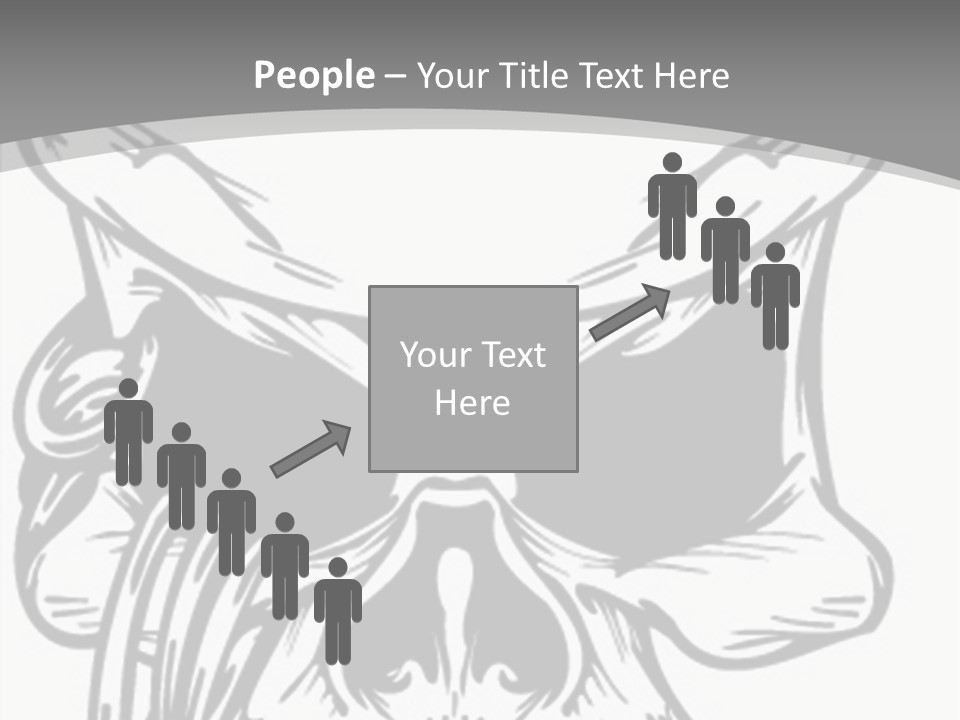 Corpse Illustration Rings PowerPoint Template