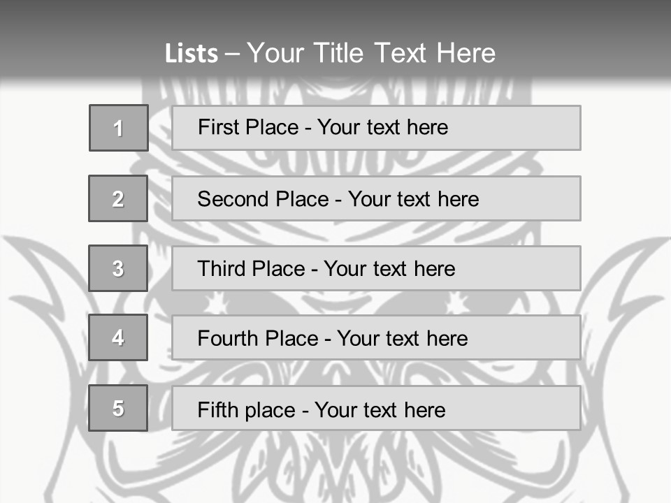 Design Template Bones PowerPoint Template