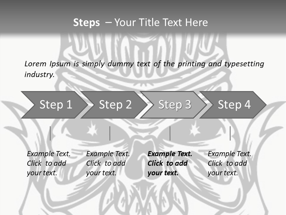 Design Template Bones PowerPoint Template