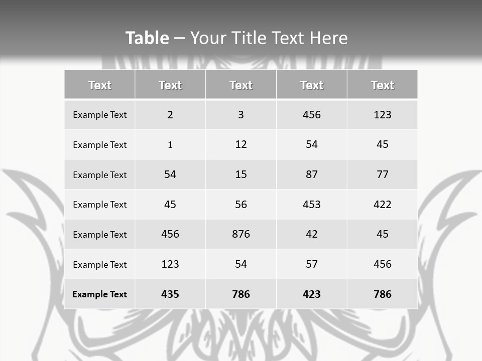Design Template Bones PowerPoint Template