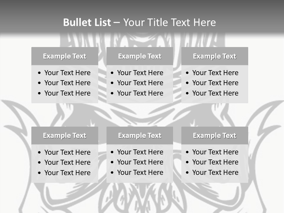 Design Template Bones PowerPoint Template