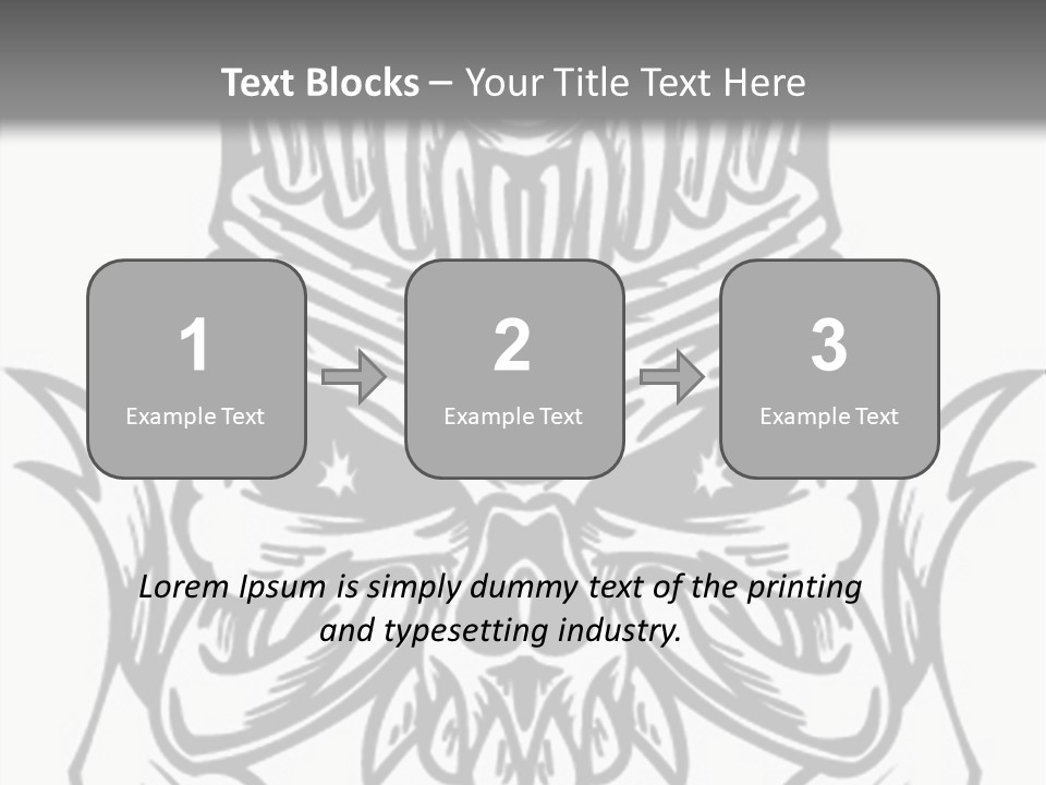 Design Template Bones PowerPoint Template