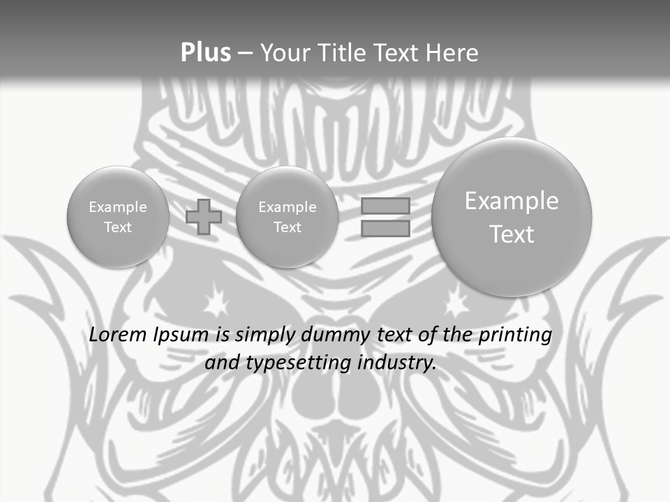 Design Template Bones PowerPoint Template