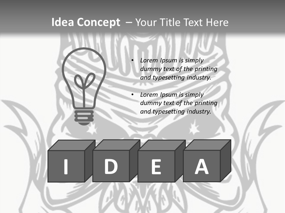 Design Template Bones PowerPoint Template