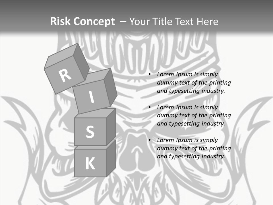 Design Template Bones PowerPoint Template