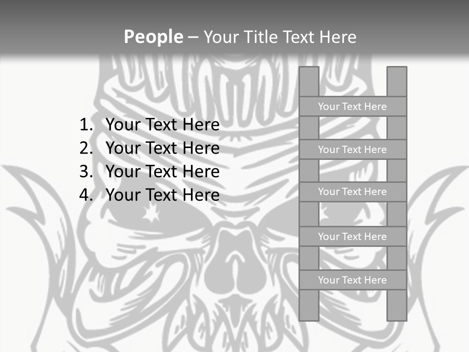 Design Template Bones PowerPoint Template