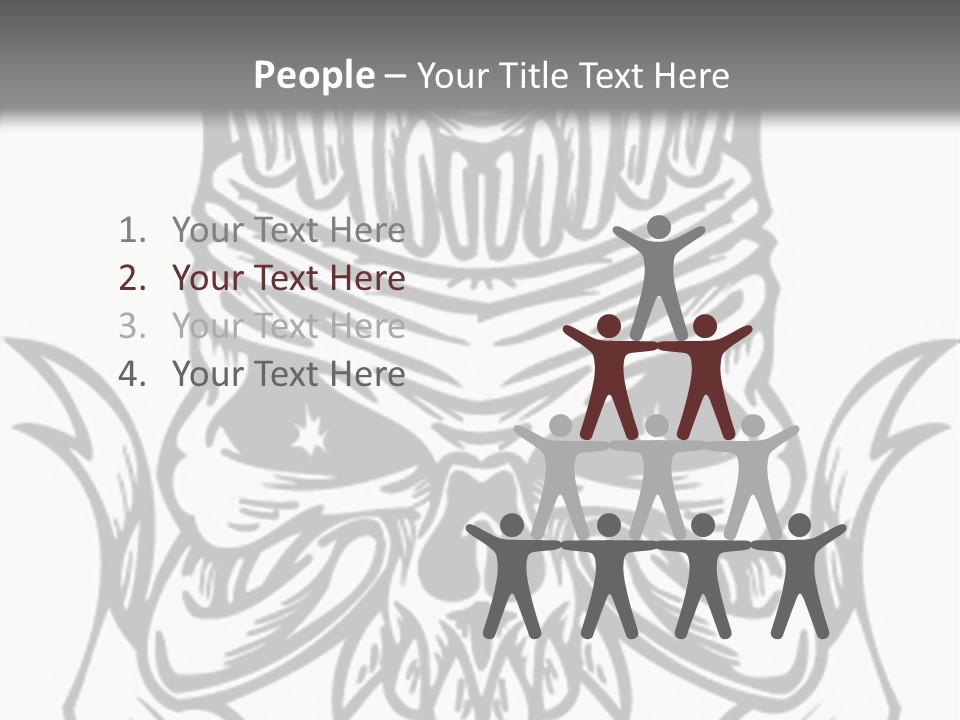 Design Template Bones PowerPoint Template