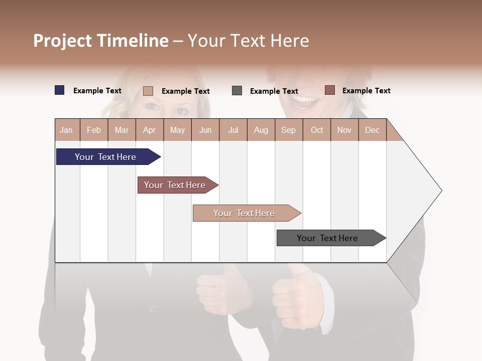 Cheerful Thumb Confident PowerPoint Template