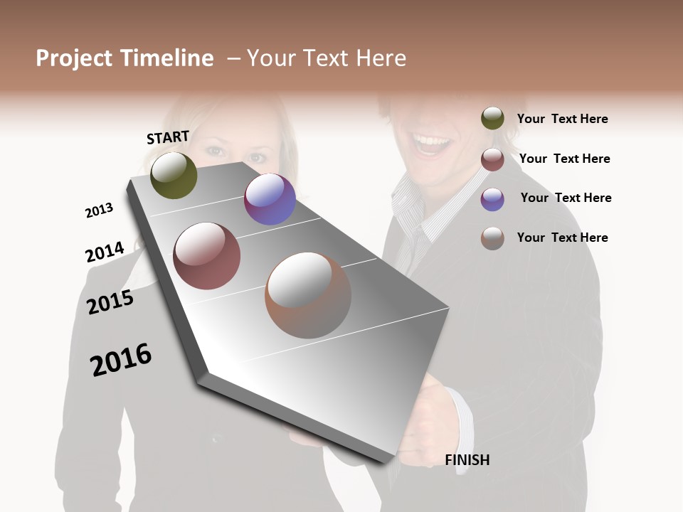 Cheerful Thumb Confident PowerPoint Template
