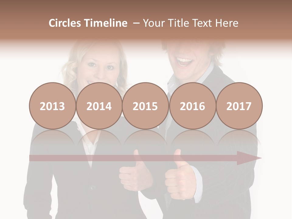 Cheerful Thumb Confident PowerPoint Template