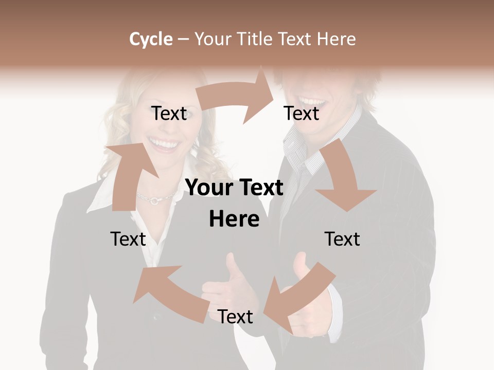 Cheerful Thumb Confident PowerPoint Template