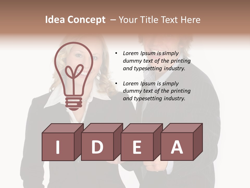 Cheerful Thumb Confident PowerPoint Template