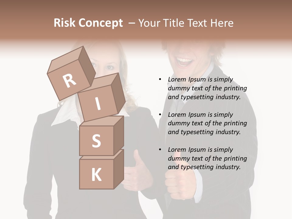 Cheerful Thumb Confident PowerPoint Template