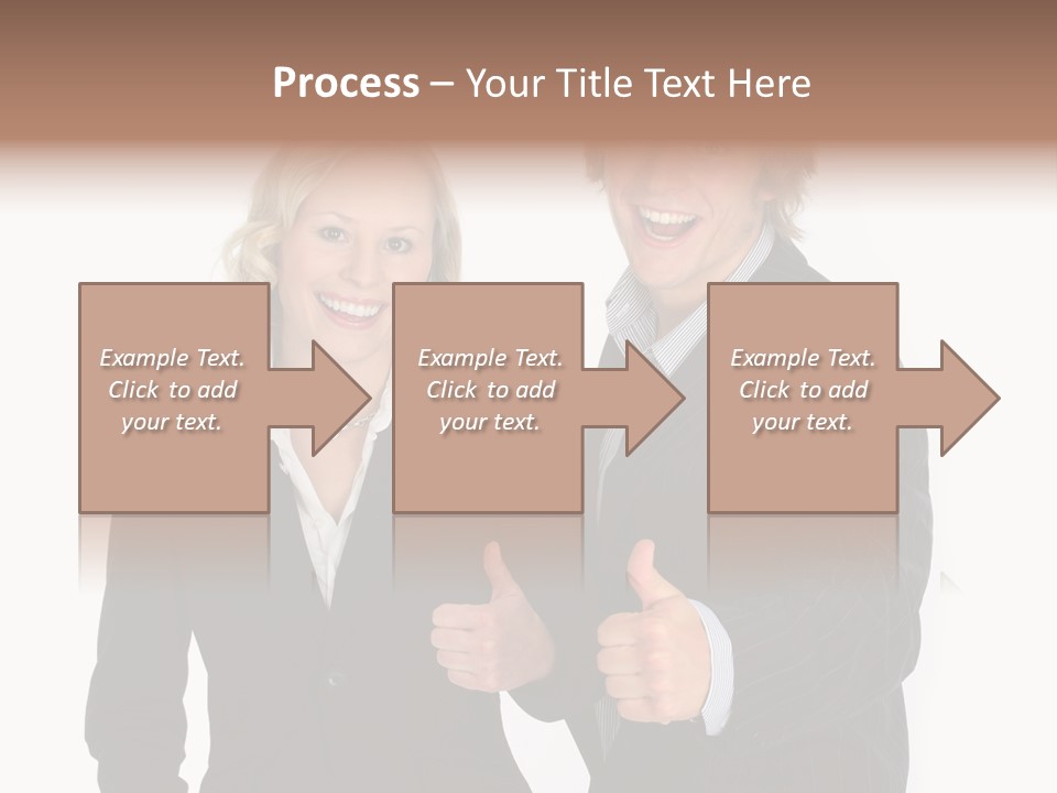 Cheerful Thumb Confident PowerPoint Template