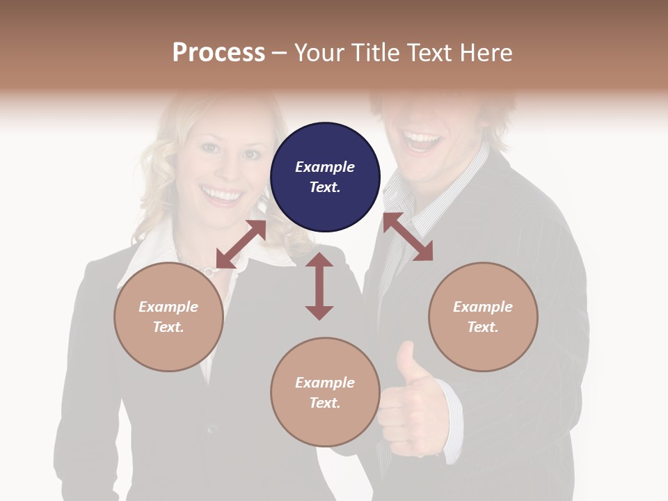 Cheerful Thumb Confident PowerPoint Template