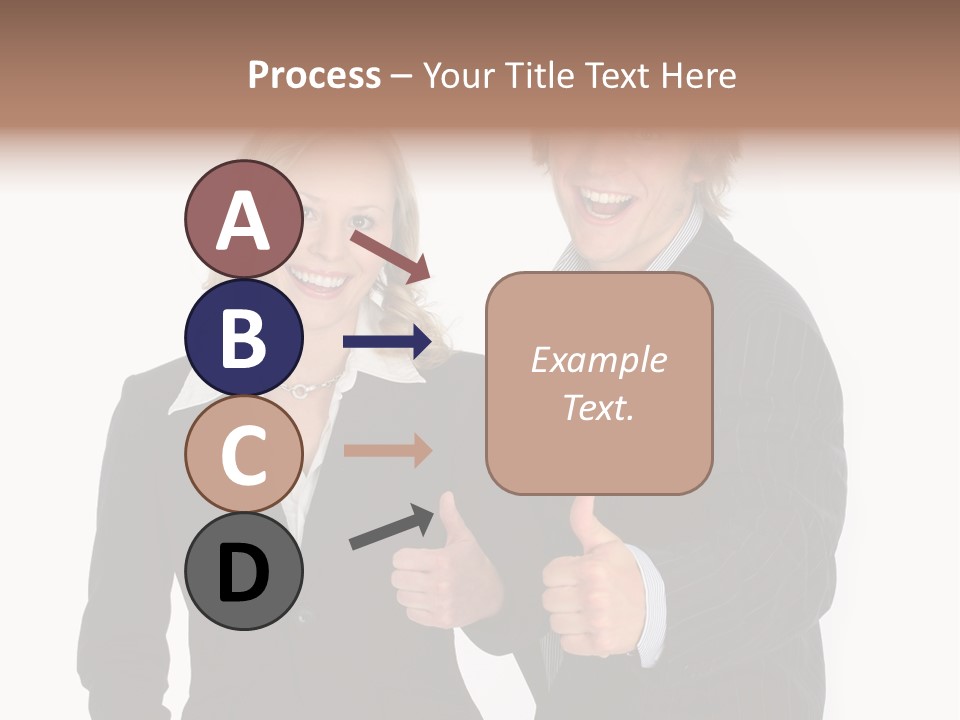 Cheerful Thumb Confident PowerPoint Template