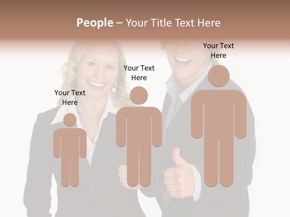 Cheerful Thumb Confident PowerPoint Template