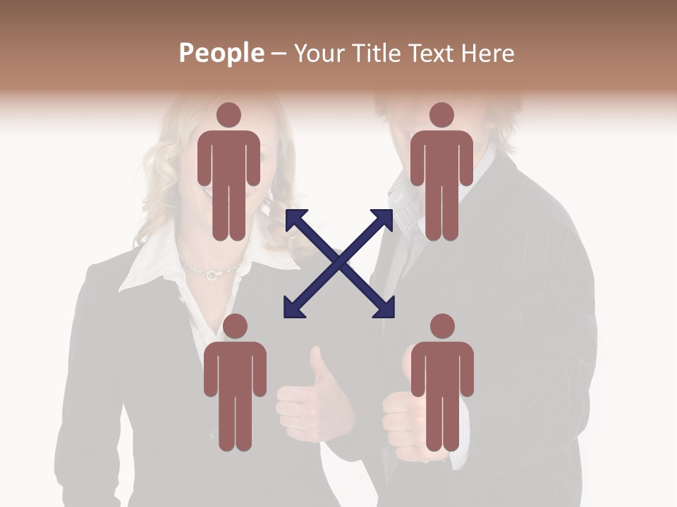 Cheerful Thumb Confident PowerPoint Template