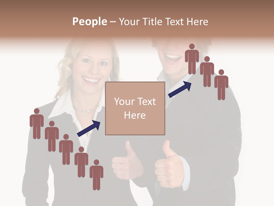 Cheerful Thumb Confident PowerPoint Template