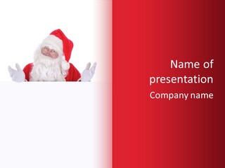 Nicholas Costume Yuletide PowerPoint Template