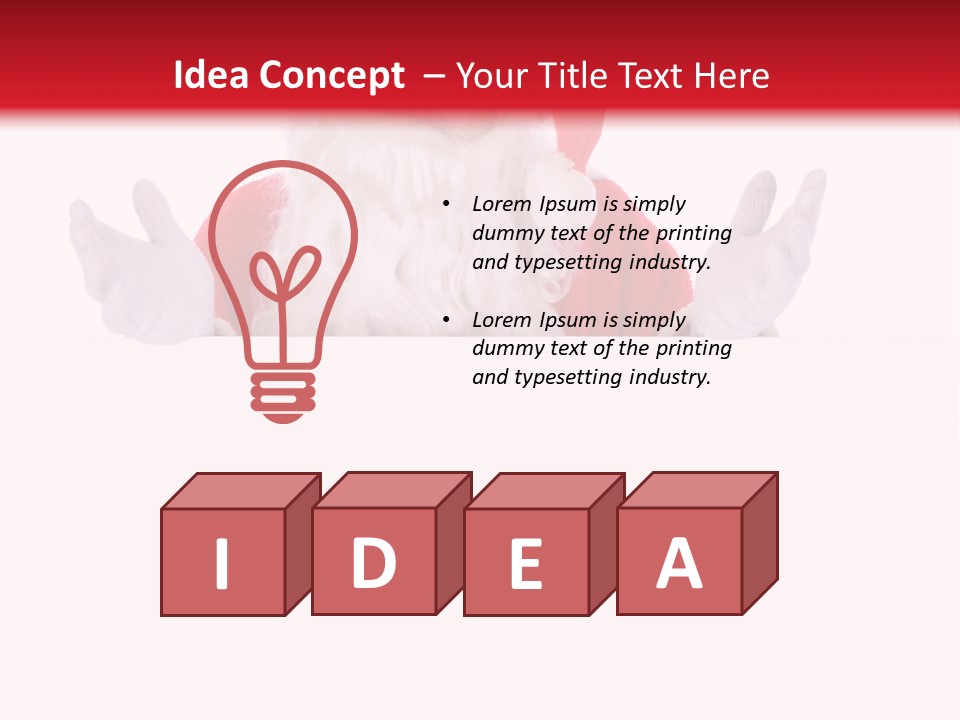 Nicholas Costume Yuletide PowerPoint Template