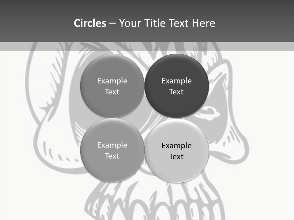 Fantasy Bones Corpse PowerPoint Template
