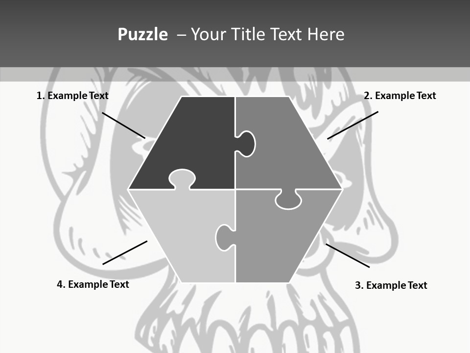 Fantasy Bones Corpse PowerPoint Template