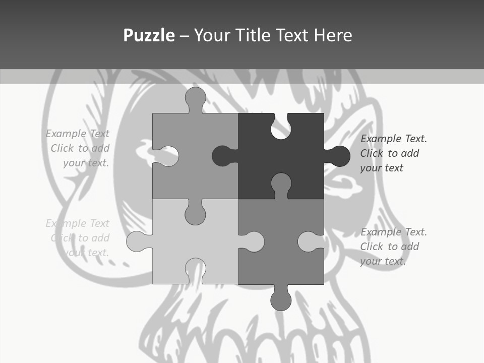 Fantasy Bones Corpse PowerPoint Template