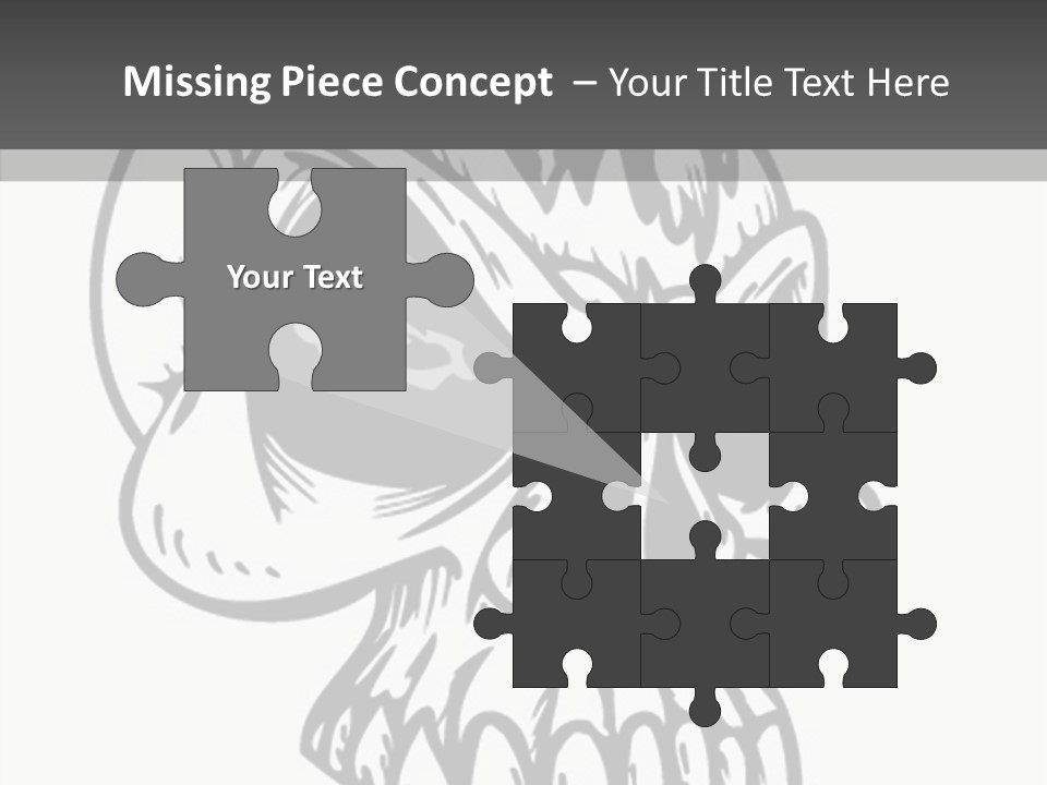 Fantasy Bones Corpse PowerPoint Template